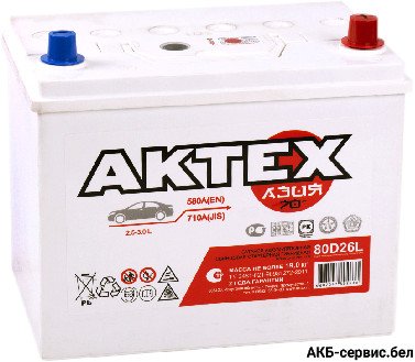 АкТех 70Ah Asia Евро