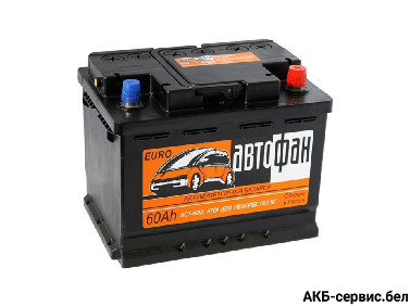 Автофан 60Ah R+