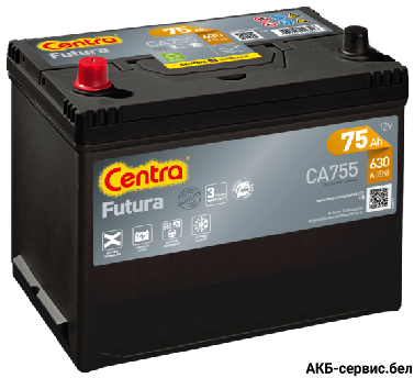 Centra Futura CA755 (75Ah) Asia