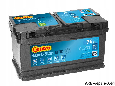 Centra EFB CL752 (75Ah)