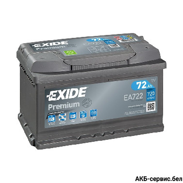 Exide Premium EA722