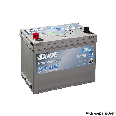 Exide Premium 75Ah L
