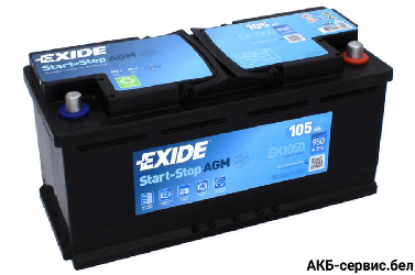 Exide AGM EK1050