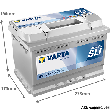 VARTA Dynamic SLI E11