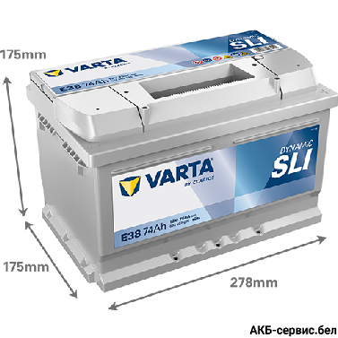 VARTA Dynamic SLI E38