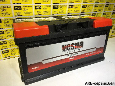 Vesna Premium 100Ah 850A