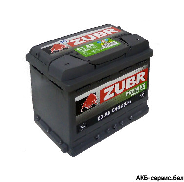 Zubr Premium 63Ah